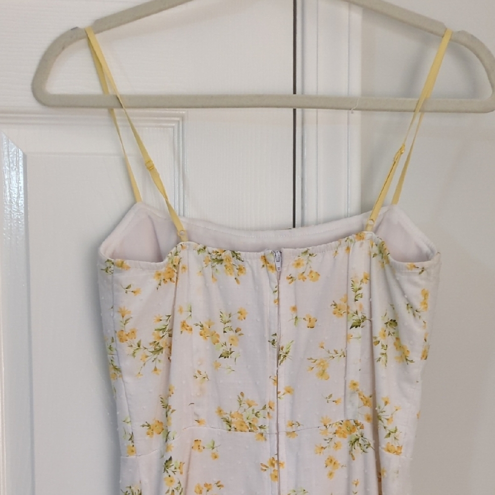 Ruby Rox Yellow Floral Mini Dress - Picture 4 of 5